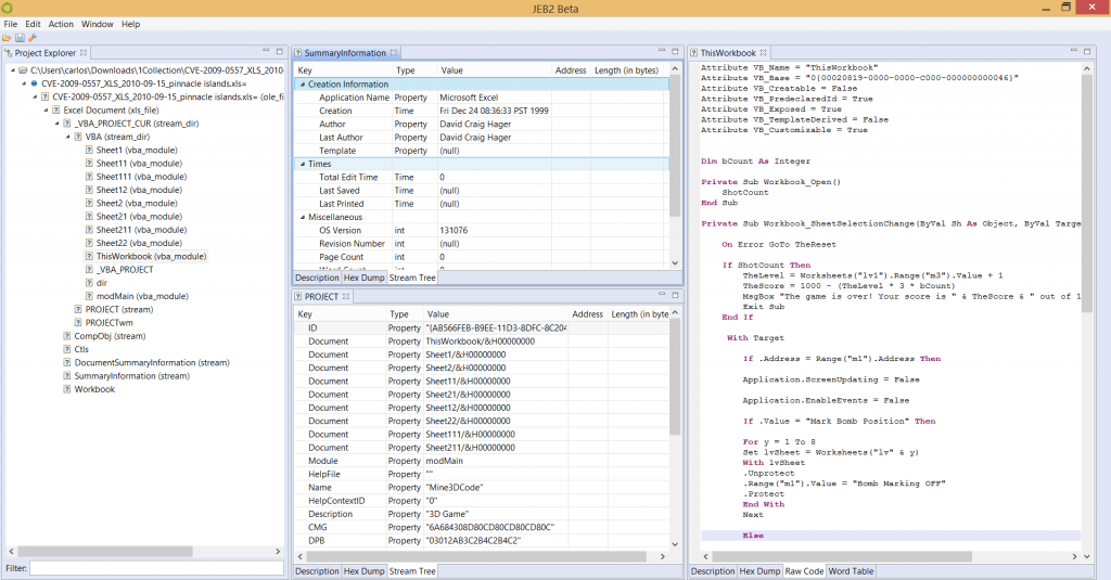 JEB2 plugins for document formats – JEB in Action