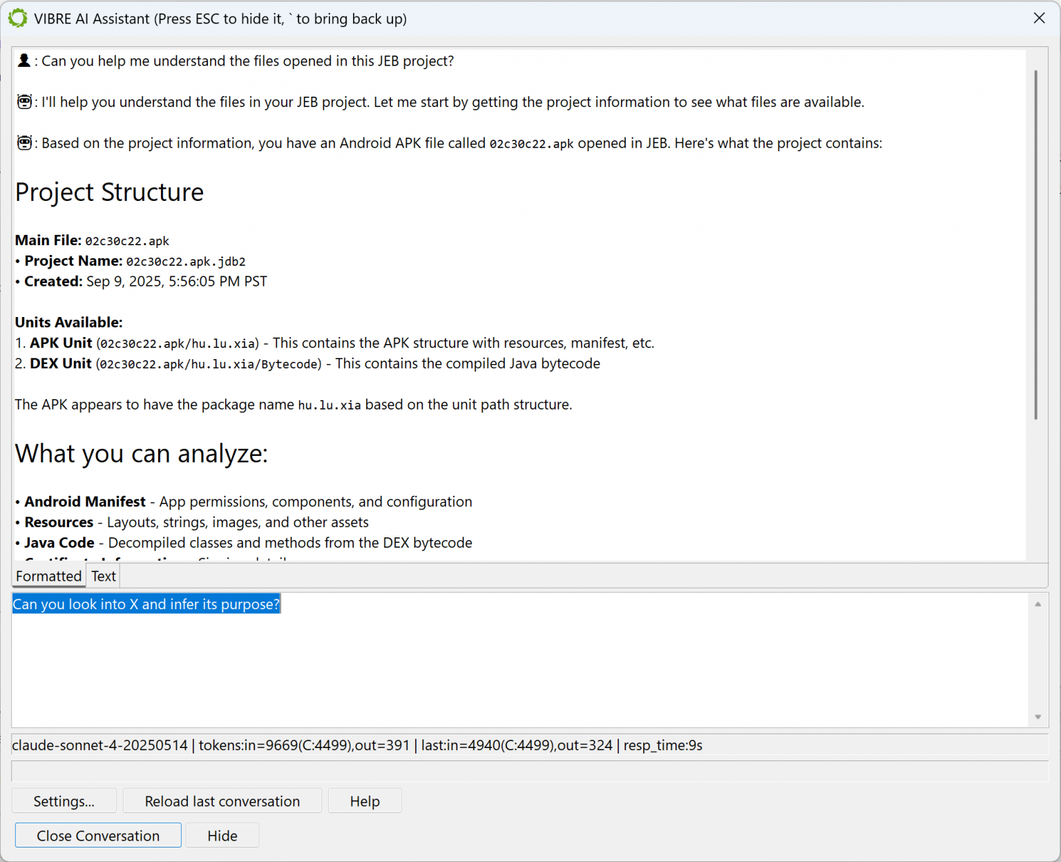 Jeb Blog Reversing with VIBRE AI Assistant and JEB MCP – JEB in Action